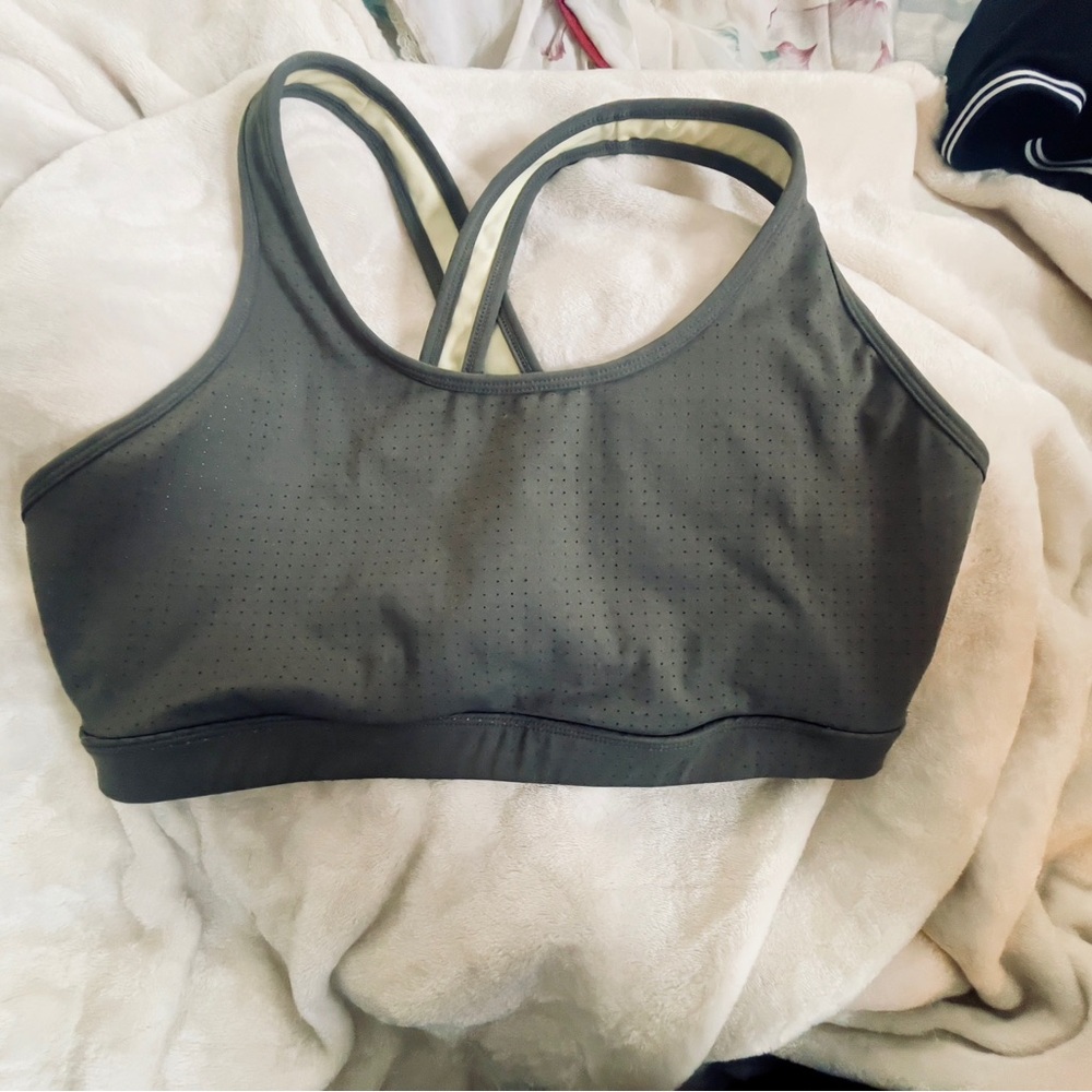 Avia Blue and Gray Strappy Sports Bras - Picture 7 of 8